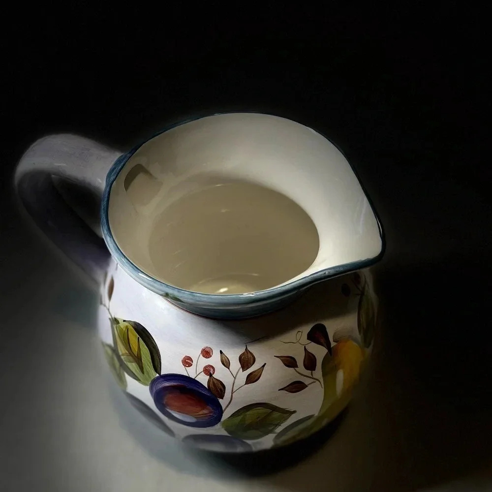 Vintage Black Forest Fruit dinnerware Heritage Mint Size 7 3/4H X 9 5/8 W X 7D - Picture 10 of 16